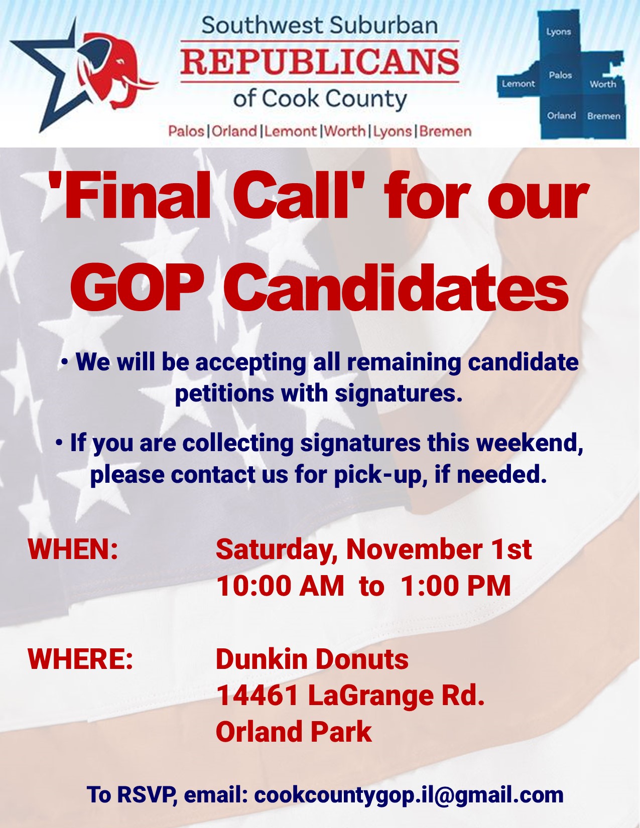 GOP Petition Drive Day Flyer 11.01.25