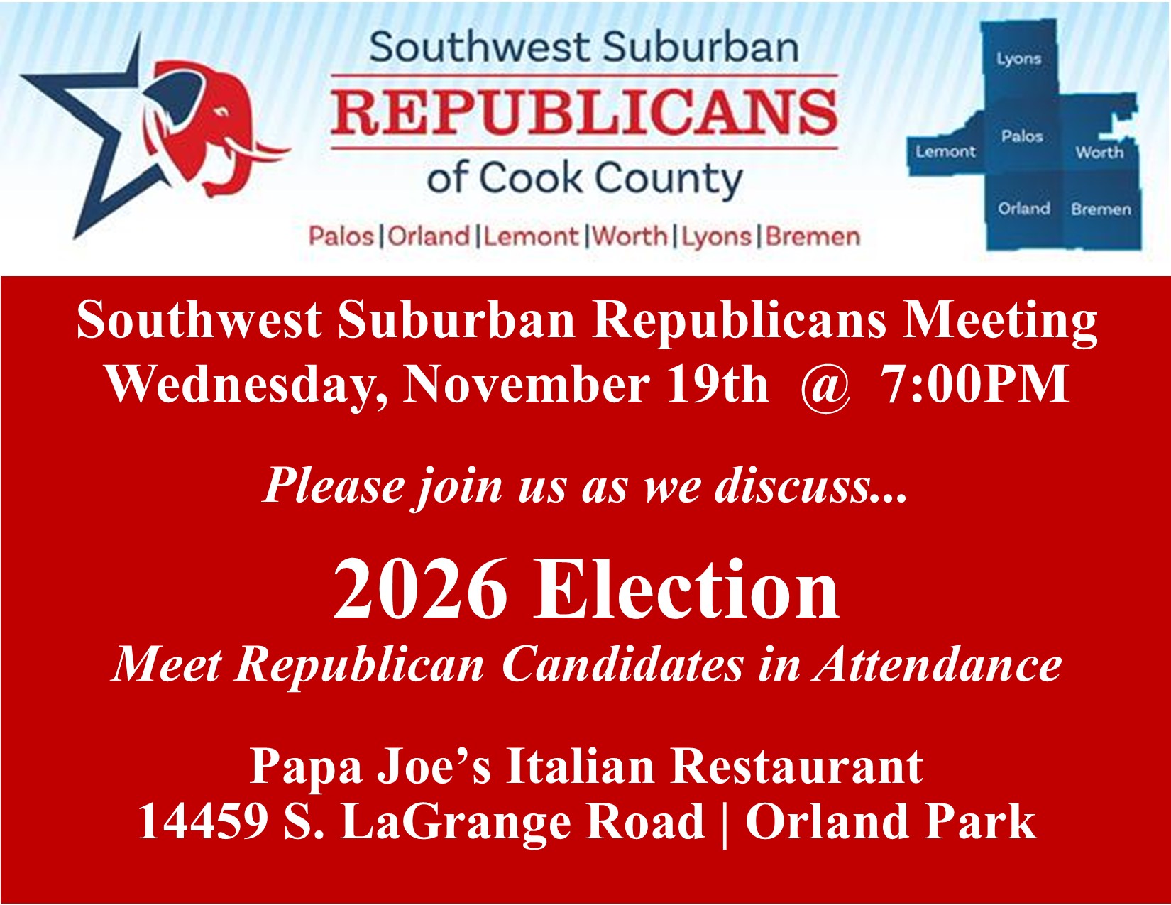 SWS GOP Meeting Flyer 11.19.25