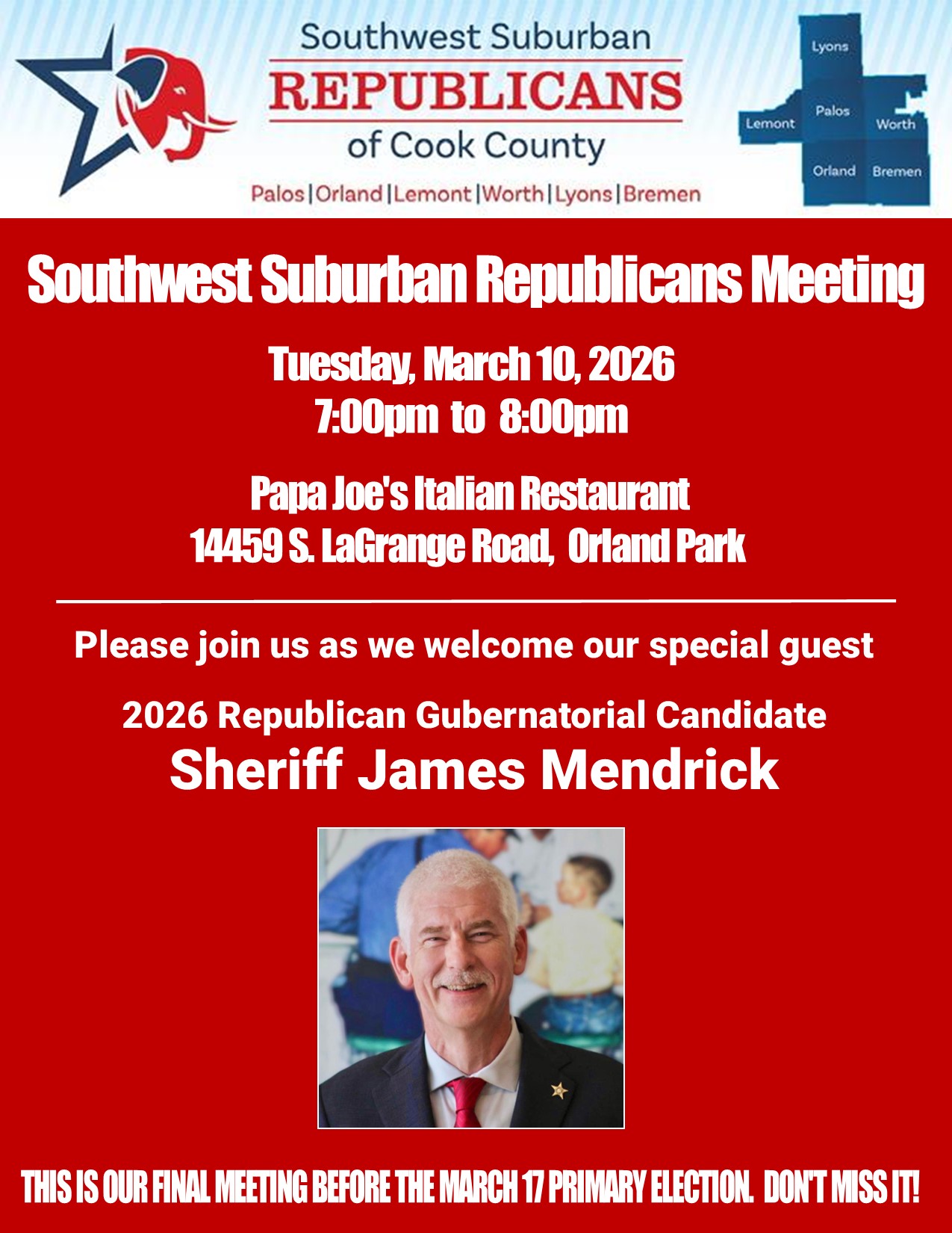 SWS GOP Meeting Flyer 03.10.26